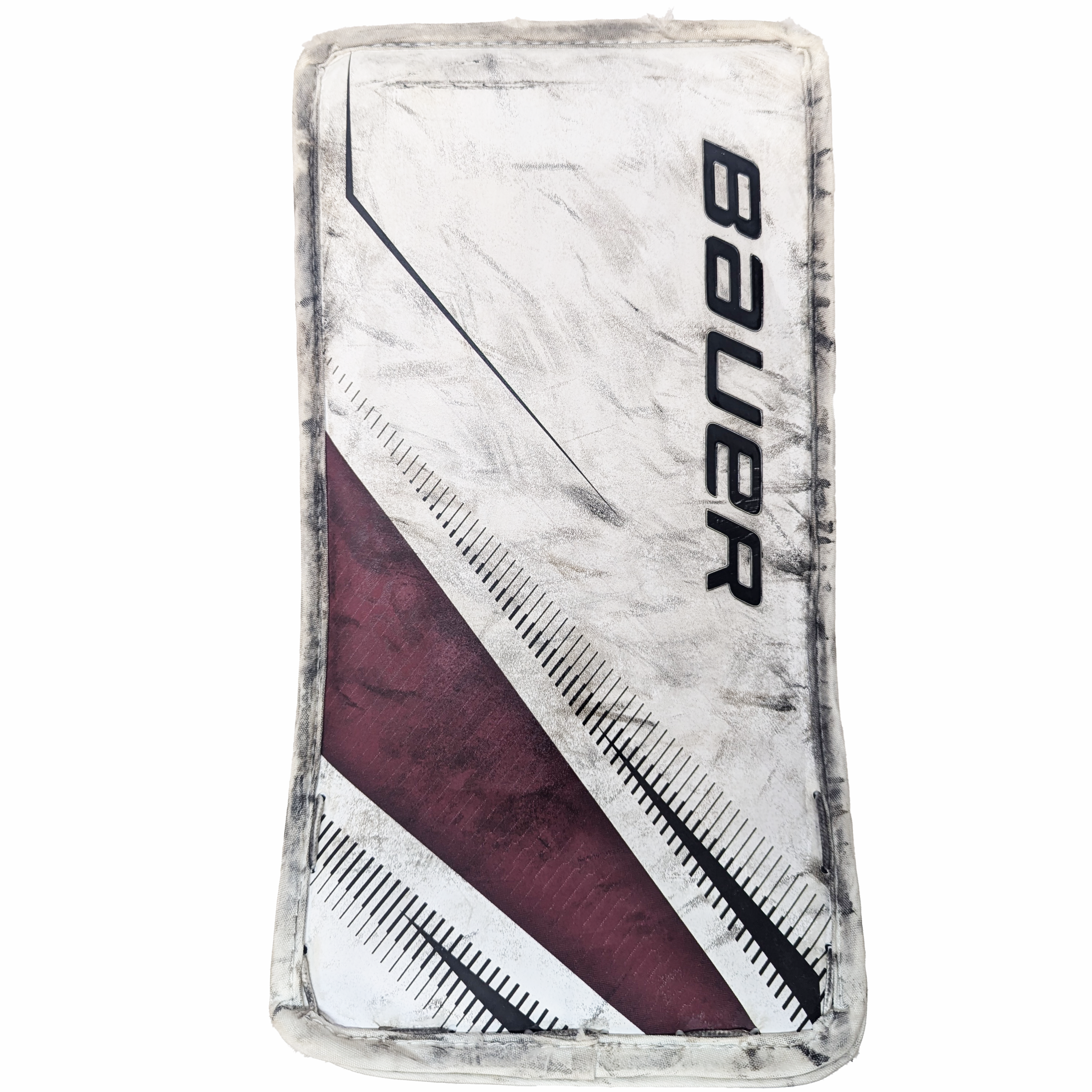 Bauer Supreme 2S Pro - Jambières de gardien de but Pro Stock d'occasion (blanc/marron)
